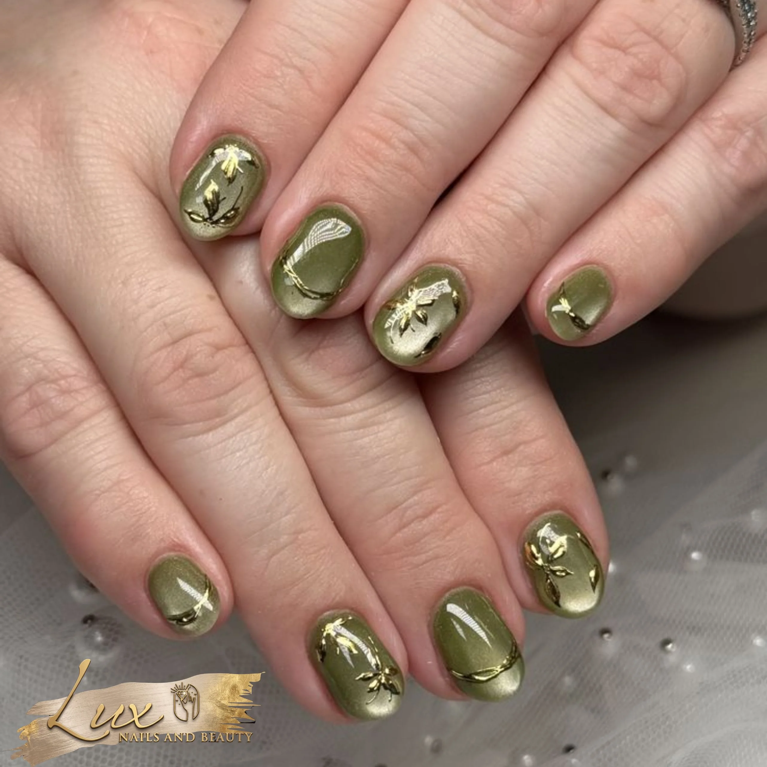 Ladies nails art